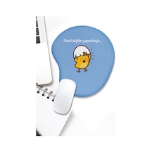 Mouse Pad Baskılı Bilek Destekli Sinirli Civciv Mousepad