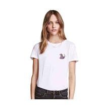 Pokemon Avengermon Ekans Arbo Baskılı Beyaz Kadın Tshirt