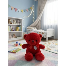 Kırmızı Peluş Ayıcık 50 Cm