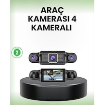 Mey İthalat Gps Li 4 Kameralı Araç İç Dış Kayıt Sistemi 1080p Wifi Destekli