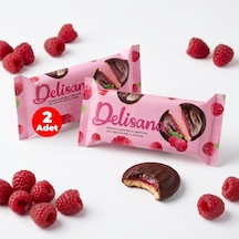 Delisana Çikolata Kaplamalı Ahududu Aromalı Jöle Dolgulu Kek 135gr 2 Adet