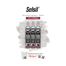 Selsil 3'lü Ultra Güçlü Yapıştırıcı, 290 Ml Ve Rosie Pamuk 290 ML