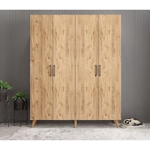 Sedef Portmanto Vestiyer Ayakkabılık Çam 160 Cm - Ücretsiz Kurulu