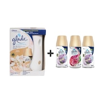 Glade Otomatik Sprey İpeksi Vanilya + 2'li Lavanta Ferahlığı + Meyve & Çiçek Buketi 4 x 269 ML