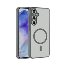 Galaxy A35 Kılıf M-safe Şarj Özellikli Zore Babet Kapak - Gri