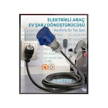 Araç Şarj Cihazı Için 3x4mm Hes Veya Öznur Kablolu Dönüştürücü Kablo Uzatma 8 Metre - 888600968 8 Metre - 888600968
