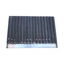 Mangal Izgarası 35x55 Cm Oluklu Barbekü Izgarası Çok Renkli