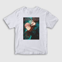 Presmono Unisex Çocuk Anime Jujutsu Kaisen T-Shirt