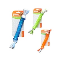 Pawise 31 CM Köpek Peluş İpli Kütük Oyuncak Çok Renkli