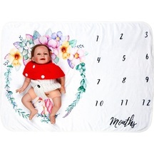 Yumuşak Yenidoğan Taşı Süper Sahne Leezsing Kız Kilometre Kanatlar Fotoğraf Flanel Erkek Çiçekli Çerçeve Bebek Battaniye Aylık Arkaplanı 40in 28 Gu Çok Renkli Çok Renkli
