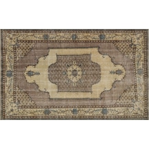 Gerçek El Dokuma Eskitme Vintage Halı 169 X 272 Cm 8810