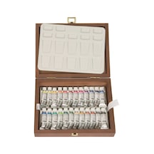 Schmincke : Horadam Aquarell Tüp Sulu Boya Seti 24 Renk X 5 Ml Tüp Ahşap Kutu