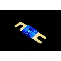 100a Midival Sigorta Şeffaf Gövde Gold Kaplama Mavi Mt-md100 100