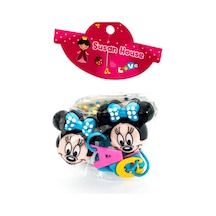 Biem Mickey Mouse Lastik Toka Mavi Gold/gümüş