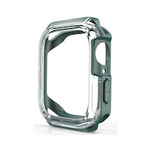 Apple Uyumlu  Watch 40 MM Sert Pc Ekran Koruyucu + Silikon Kasa Koruyucu