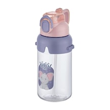 Vagonlife Boyun Askılı Kalın Pipetli Kilitli Kapak 650 Ml Okul Su Matarası 3 Renk Çok Renkli