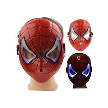 Işıklı Spider-man Örümcek Adam Maskesi Spiderman Oyuncak Maske