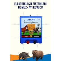 Elektrikli Çit Cihazı 80.000 Volt Şoklama, Gece Gündüz Sensörlü