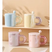 Pastel Tonlu Seramik Kupa Diğer