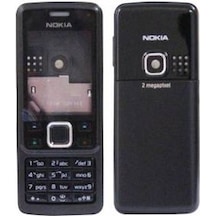 Nokia 6300 Kasa Ön Arka Kapak Ve Tuş Takımı (Metal Kapak)