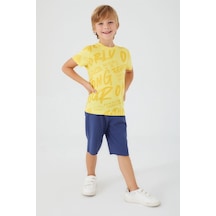 Rolypoly Roly Poly Erkek Çocuk Süprem Bermuda Takım Fun Class Traveler Sarı