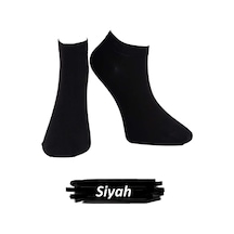 Jiber Erkek Modal Likaralı Patik Çorap 6100 - 6 Adet Siyah