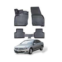 Volkswagen Passat B8 Eu 2015-2024 Uyumlu Araca Özel Lüx 4d Paspas
