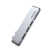 Ugreen 6'sı 1 Arada 2 Usb 3.0 100w 6k Pd Port Çoklayıcı Hub, 80856