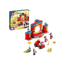 LEGO® Disney 10776 Mickey ve Arkadaşları'nın İtfaiye Merkezi Ve Kamyonu 144 Parça