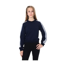 Toontoy Kız Çocuk Baskılı Sweatshirt Lacivert