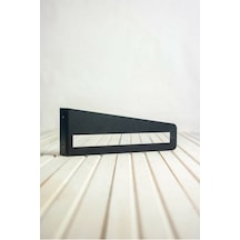 Metal Raf Ayağı 2'li Set / Çiçeklik / Kitaplık / Siyah Renkli (2