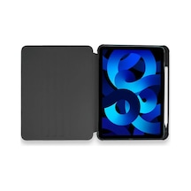 Apple iPad Uyumlu Pro 11 2021 Kılıf Starling 360 Kalemlikli Tablet Kılıf - Siyah Diğer