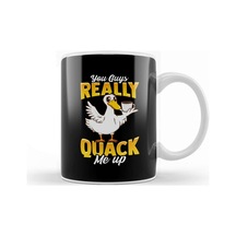 Cute & Funny You Guys Really Quack Me Up Duck Pun Kupa Bardak Porselen Karışık