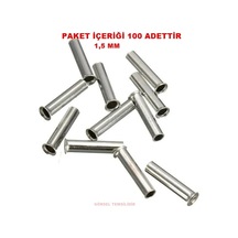 Gwest İzolesiz Kablo Yüksüğü 1,5mm E 10mm 100 Li Pk.