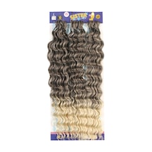 Afro Dalgası / Kahve / Platin Ombreli 4/613 - Mccv-463174 Çok Renkli