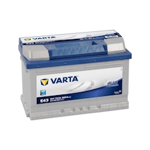 Varta 12V 72 Ah Amper E43 (Ford-Opel Alçak Tip) Akü