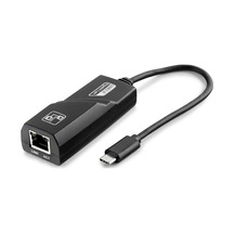 Type-c Usb Ethernet Adaptörü 10/100 Mbps - Rj45 Kablolu İnternet Dönüştürücü, Laptop, Tablet, Telefon Ve Bilgisayar Uyumlu, Siyah