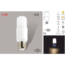 Cata Ct-4091 5 Adet 8 Watt Led Ampul E-27 Duy Lamba (472531505)