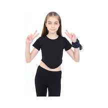 Toontoy Kids Toontoy Kız Çocuk Tişört Siyah