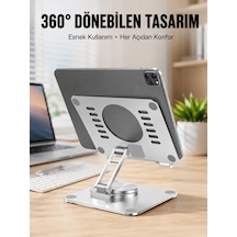 Mey İthalat Çift Eksenli Ayarlanabilir Tablet Destek Standı Yeni Nesil