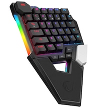 Rampage KB-277 OMNI Type-C RGB 6 Farklı Aydınlatma Modu Q Mini Oyuncu Klavye Siyah