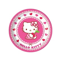 Hello Kitty Kalpler Kağıt Tabak 23Cm -