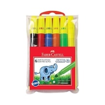 Faber-Castell Jumbi 42 Neon Fosforlu Keçeli Boya Kalemi 6'lı