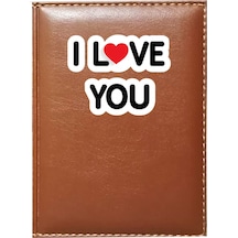 Promosyon Denizi I Love You 1 Görselli Taba Ruhsat Kabı