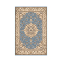 Kartela Halı Aro Halı Jüt Taban Dokuma Halı Mavi - 200 X 300 Cm