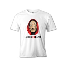 La Casa De Papel - Dali Mask Beyaz Erkek Tshirt