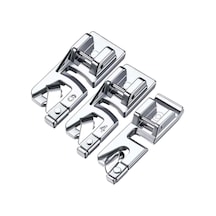 İşkur Makina Aile Dikiş Alçak Tutuculu Kıvırma Ayak Seti 2mm 4mm 6mm 10'lu Set