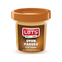 Lets Oyun Hamuru Tek Renk Kahverengi 110 Gr L8440-6 Çok Renkli