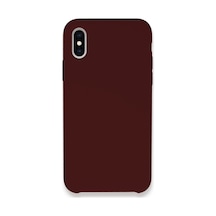 Apple iPhone Uyumlu Xs Max Kılıf Lansman Legant Silikon - Bordo Bz8683140296537