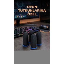 Hassas Kontrol İçin Dayanıklı Oyuncu Parmaklık Eldiven 4'lü Set